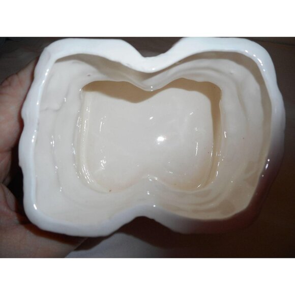 Vtg Nancy Pew Pink Baby Bootie  Ceramic Planter - Picture 5 of 7